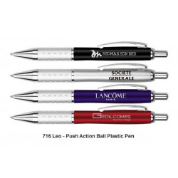 716 Leo - Push Action Ball Plastic Pen, Promotional Gifts, Promotional Gift, Singapore